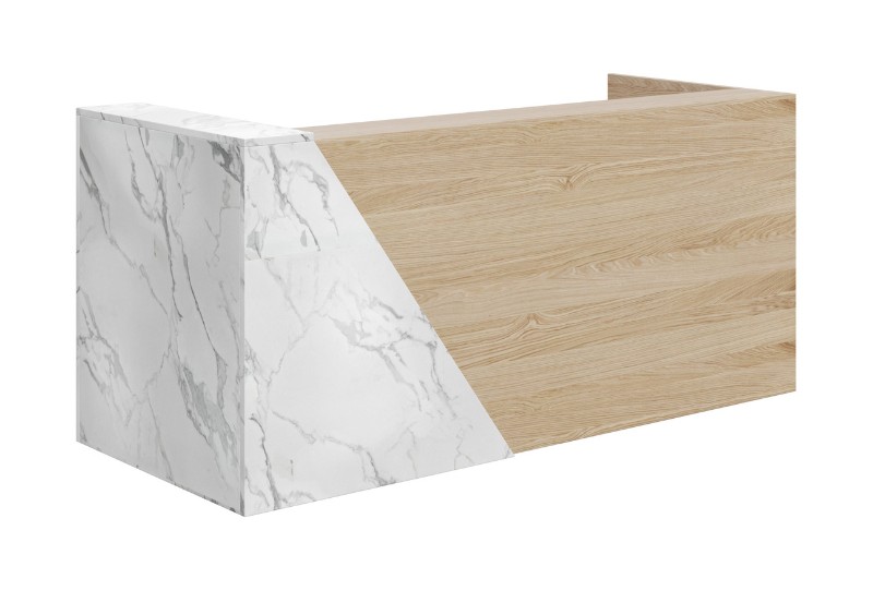 Mies Bevel End Reception Desk